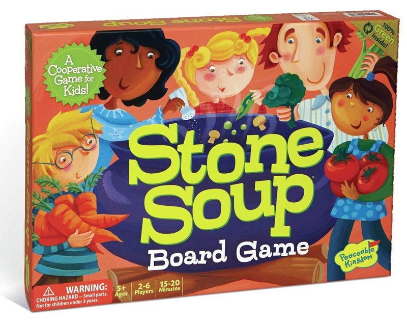 Peaceable Kingdom Stone Soup Cooperative Memory Board Game for Kids - Image 1